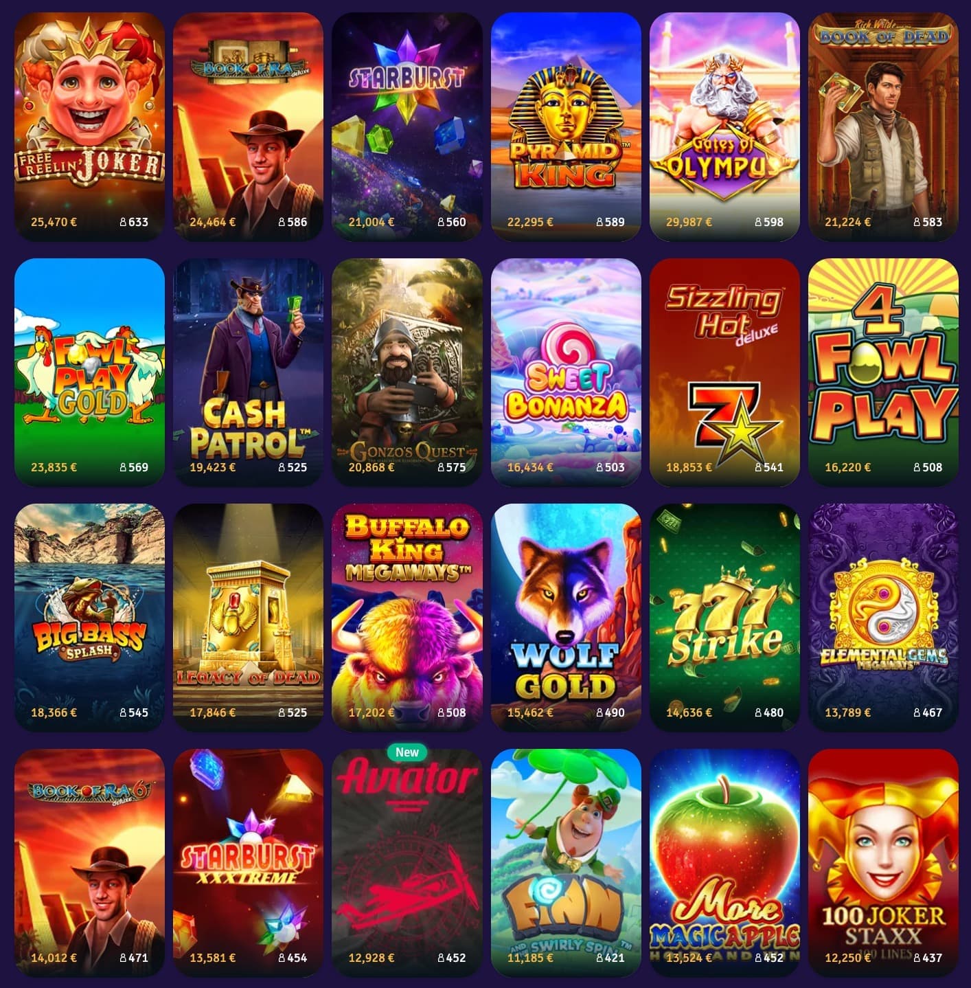 Ardente Casino Juegos